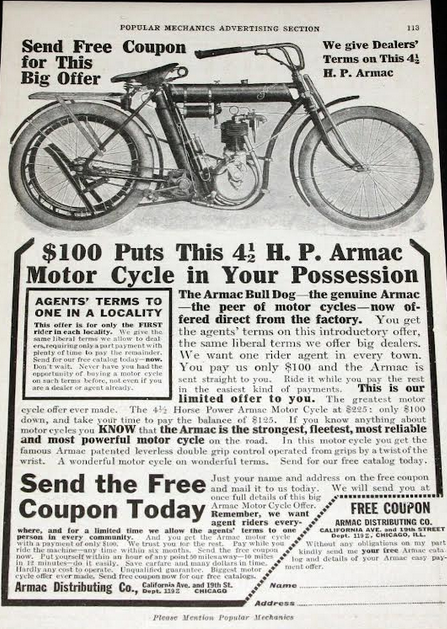 1910 ARMAC AD