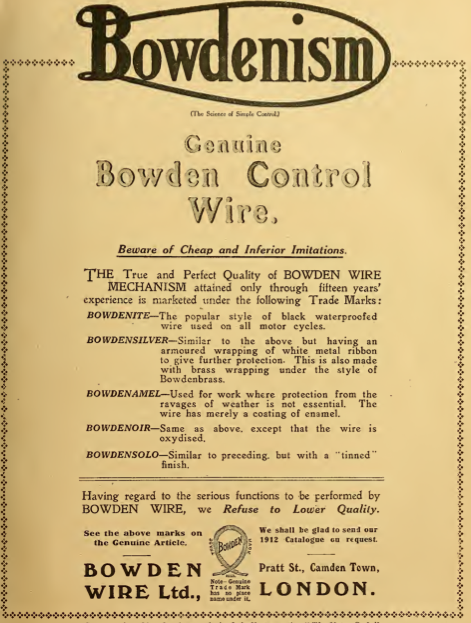 1912 BOWDEN AD