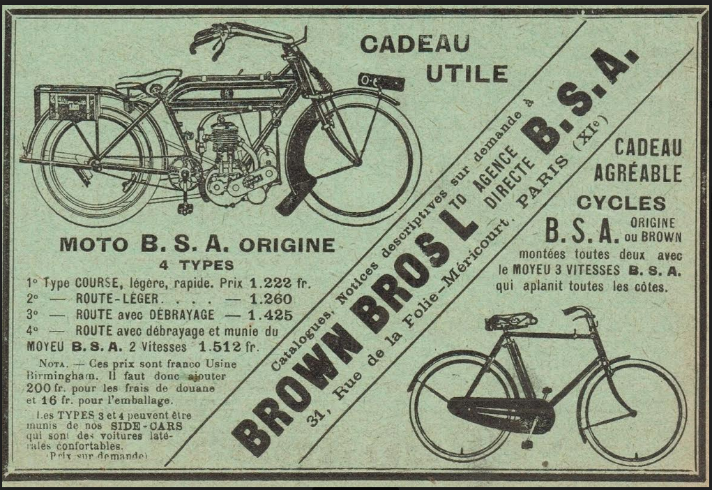 1912 BSA AD