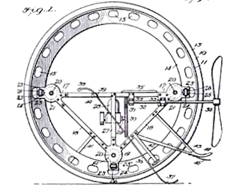 1912 MONOBIKE PATENT