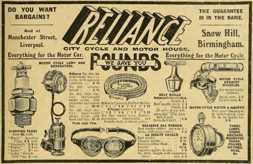 1912 RELIANCE AD