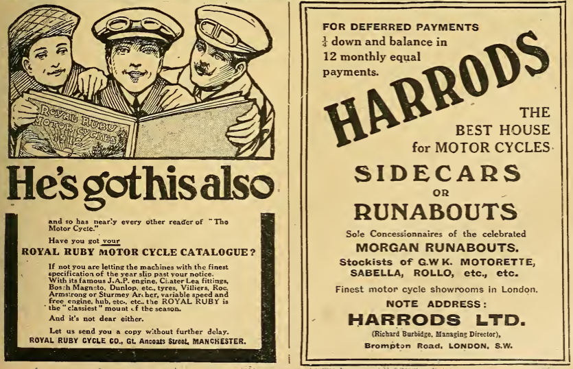 1912 RUBYHARRODS AD