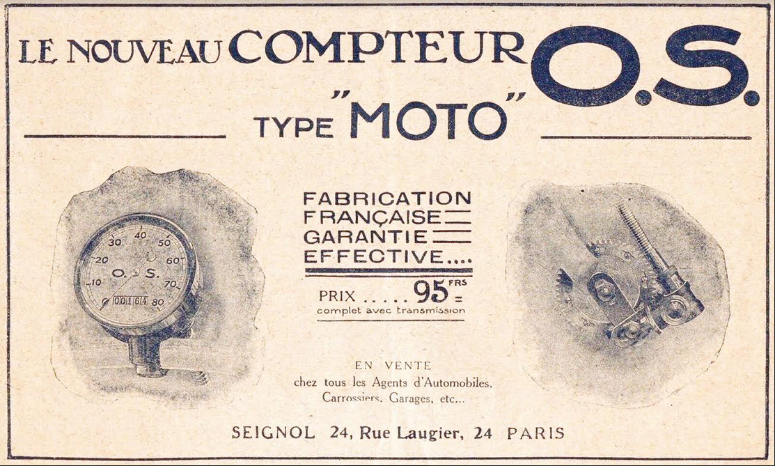 1914 FRENCH SPEEDO AD