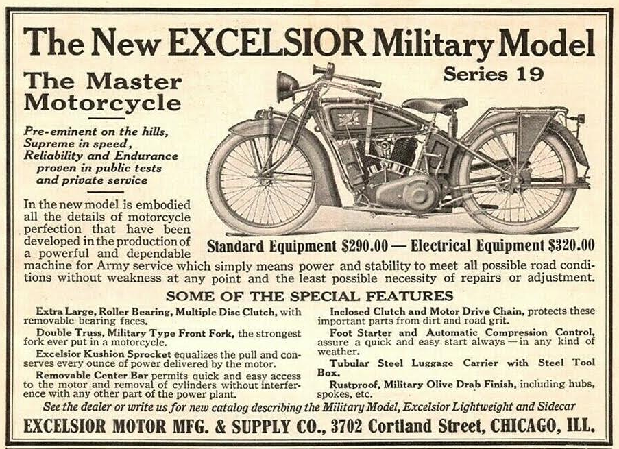 1915 EXCELSIOR AD