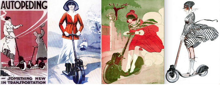 1916 AUTOPED POSTERS