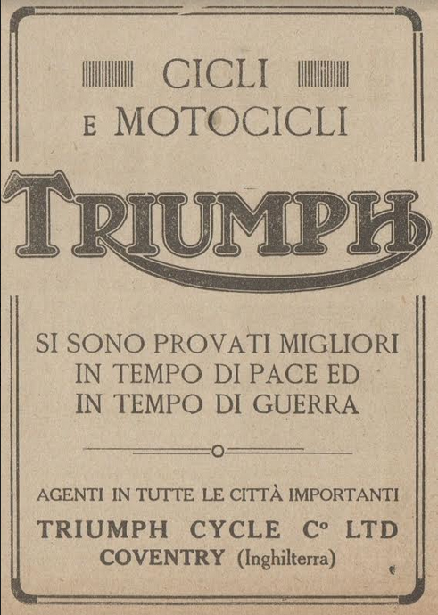 1917 TRIUMPH AD