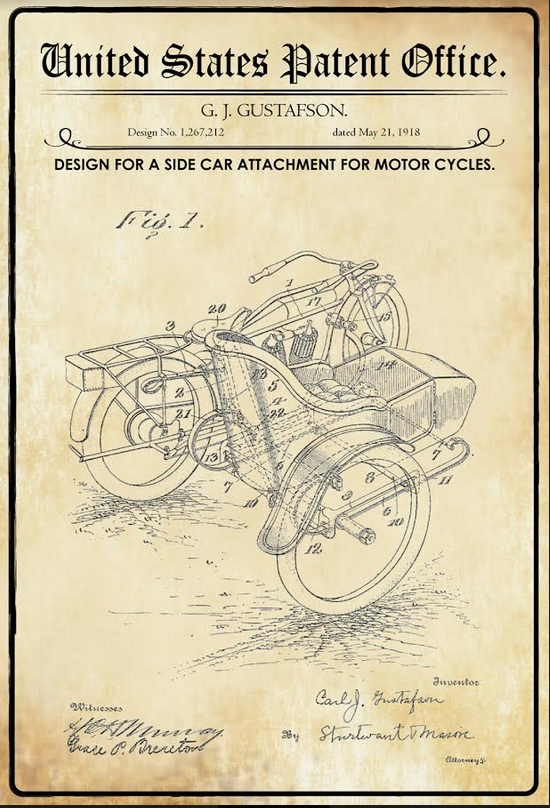 1918 SCAR PATENT
