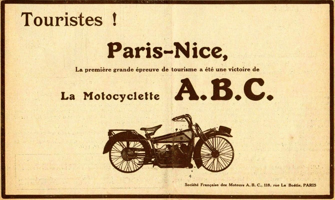 1921 ABC AD FRANCE