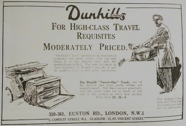 1923 DUNHILL AD