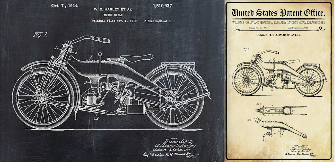1924 HARLEY PATENT