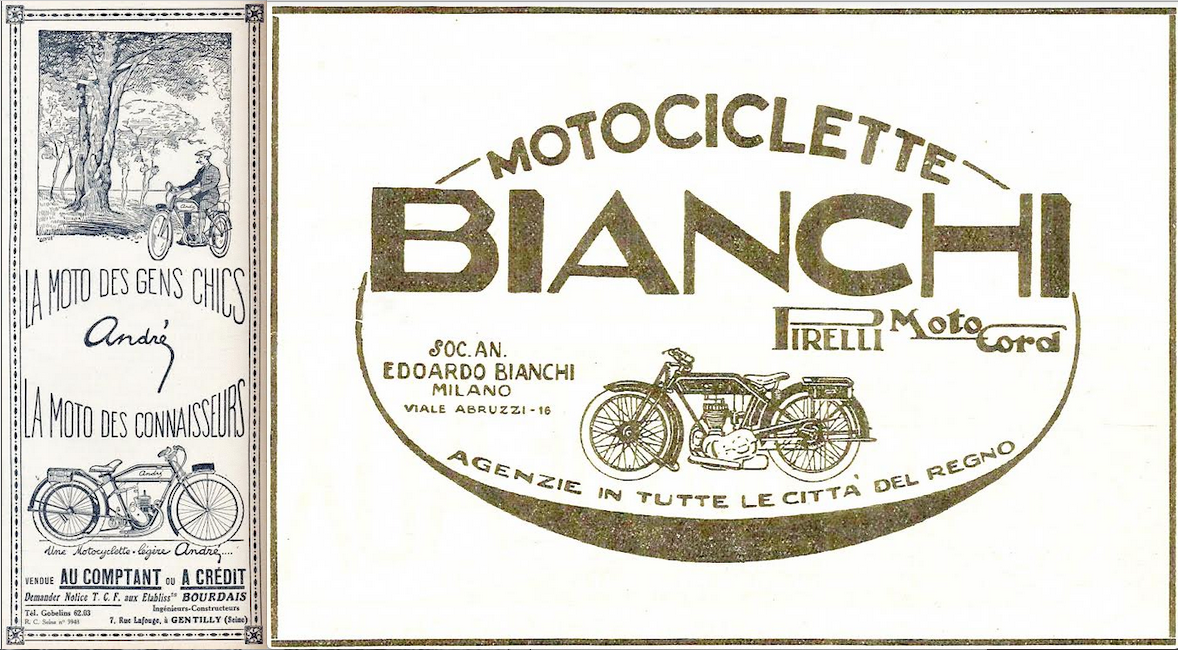 1925 ANDRE BIANCHI ADS