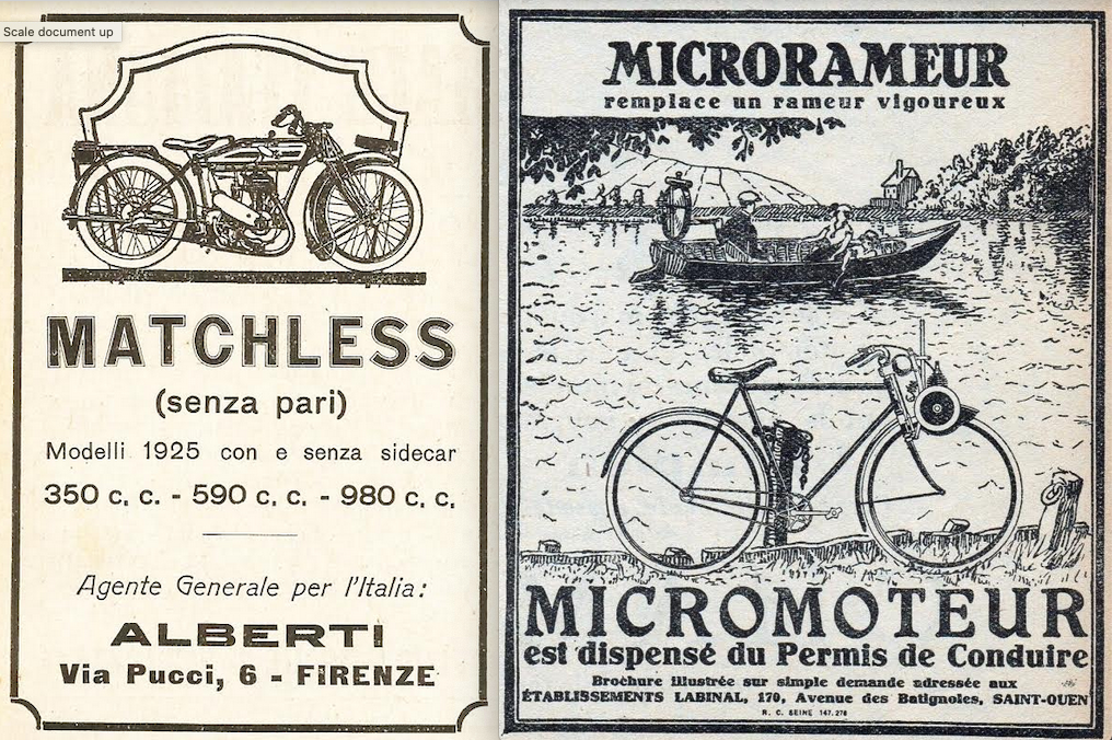 1925 MATCHLESS MICRO ADS