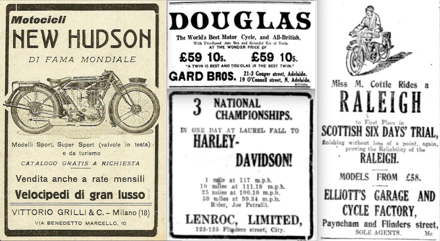 1925 NEW HUDSON + 3 ADS