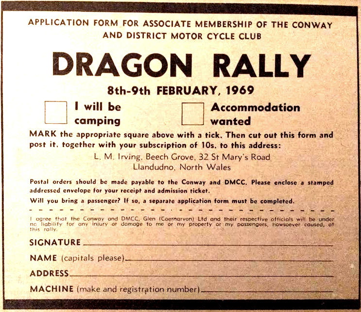 1969 DRAGON AD