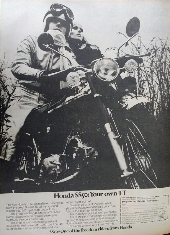 1969 HONDA SS50 AD