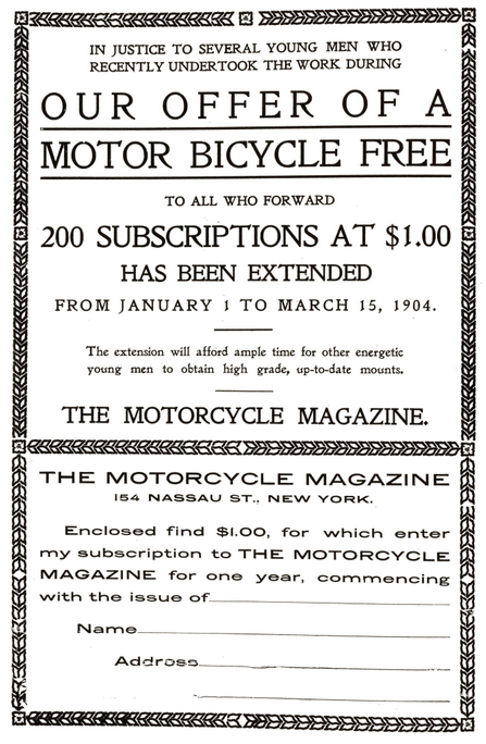 1904 MC SUBS OFFER AD