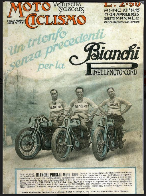 1926 MOTOCICLISMO