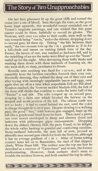 1926 NORTON MAUDES 8