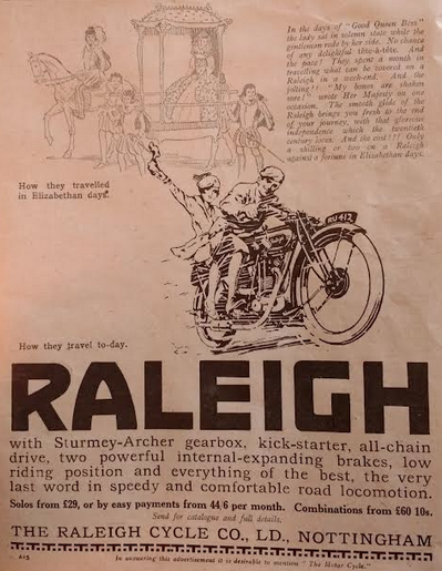 1926 RALEIGH AD