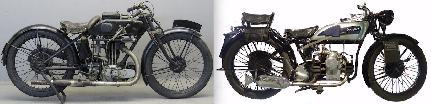 1927 AJS DOUGLAS SADDLE TANKS