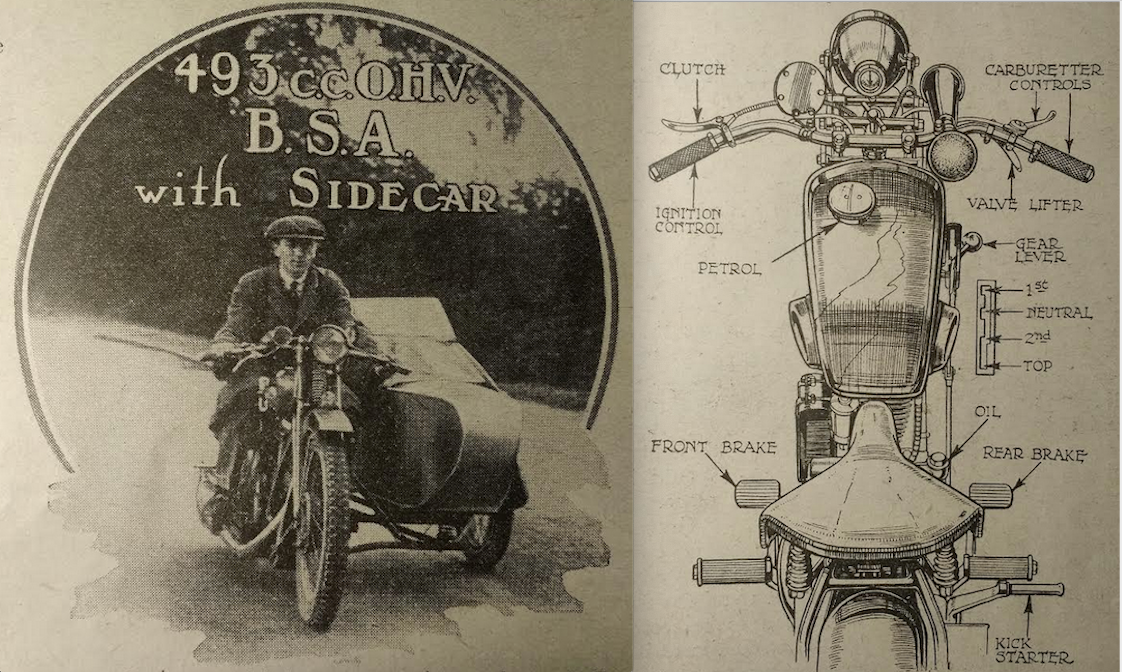 1927 BSA SLOPER TEST
