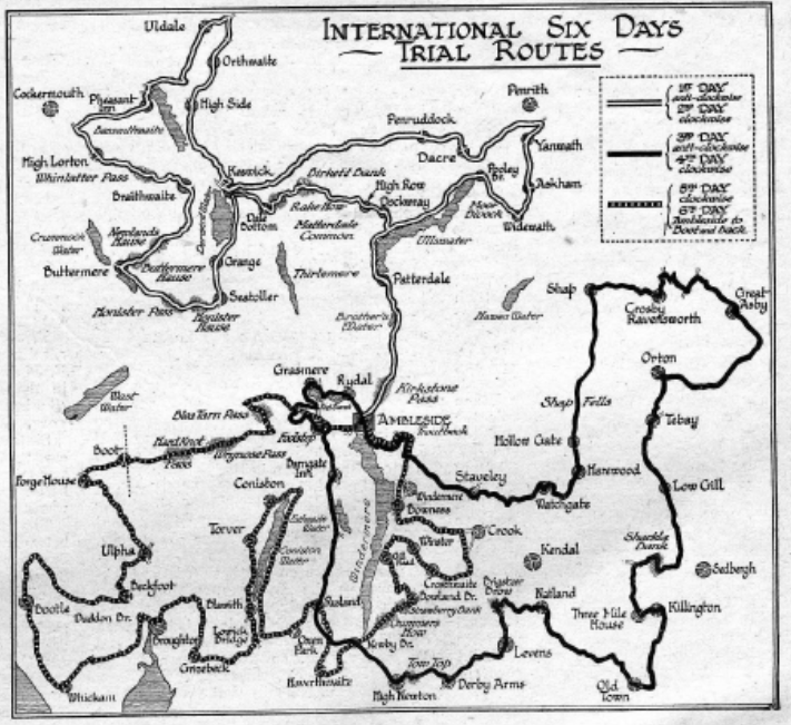 1927 ISDT MAP