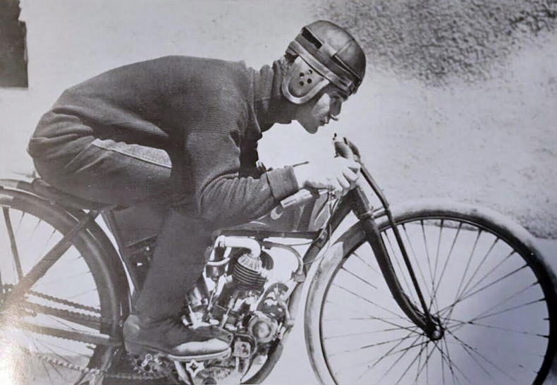 1910 MERKEL EAST COAST DIRT TRACKS RALPH DE PALMA