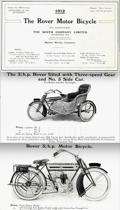 1912 ROVER AD