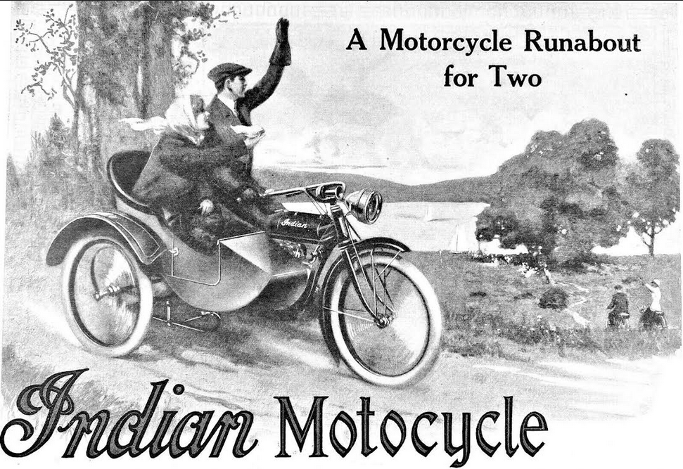 1914 INDIAN SCAR AD