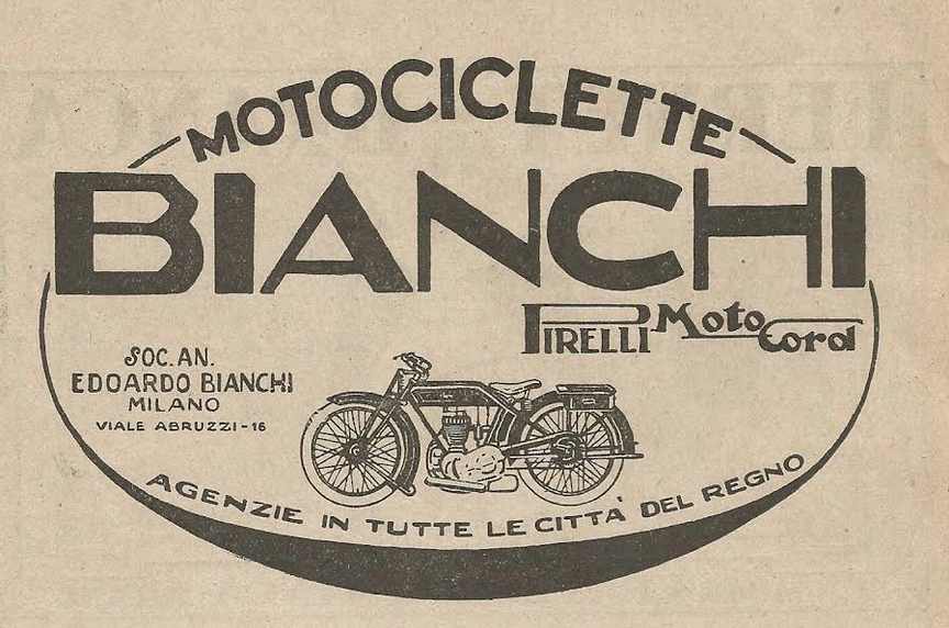 1926 BIANCHI AD