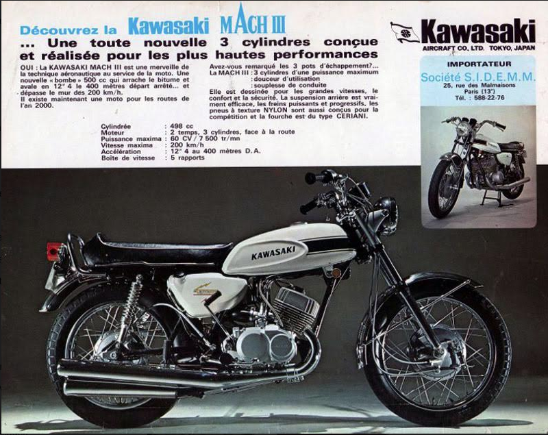 1969 KAWA AD FRANCE