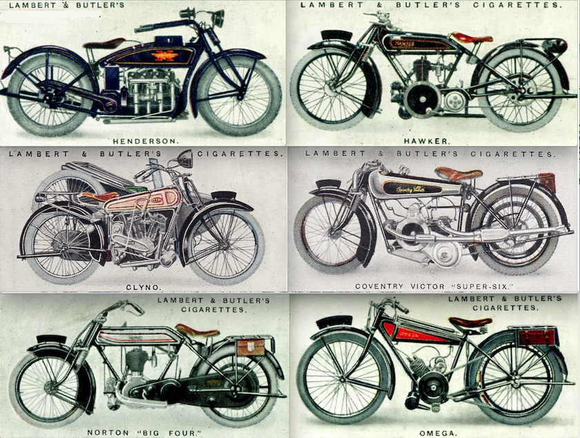 CARTOONS 6 BIKE CARDS