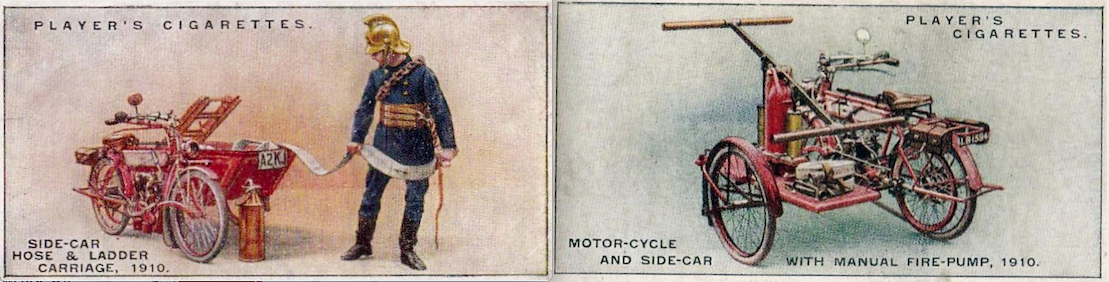 CARTOONS CARDS FIRE ENGINE SCARS