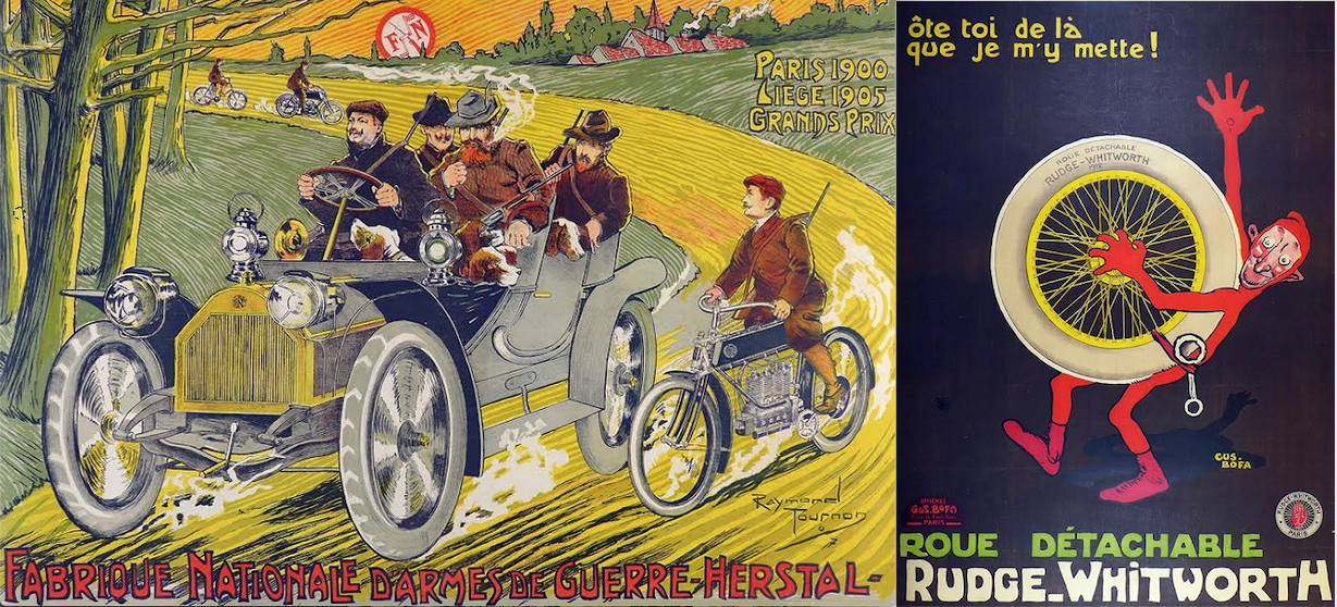 CARTOONS FN POSTER+FRENCH RUDGE