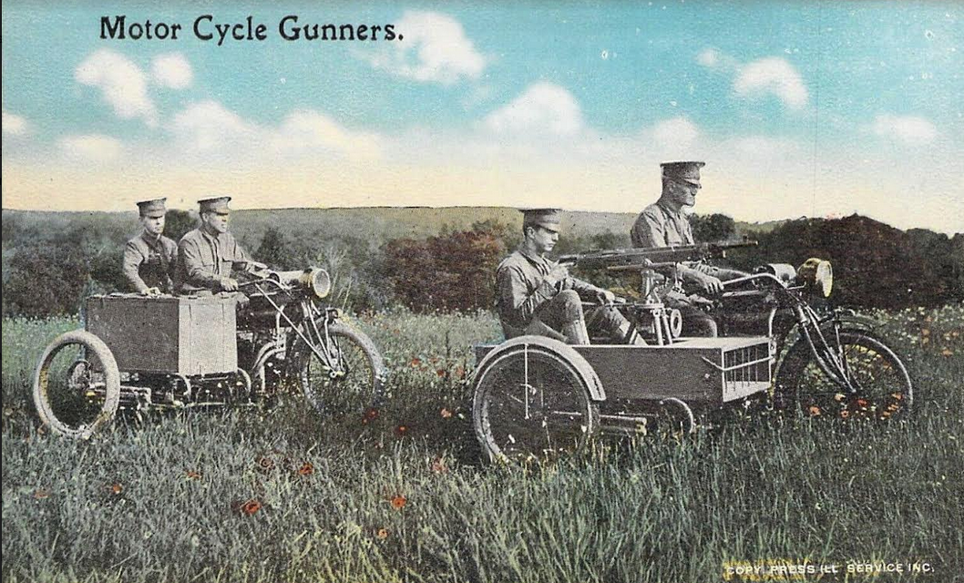 WW1 COLOUR MACHINE-GUNNERS