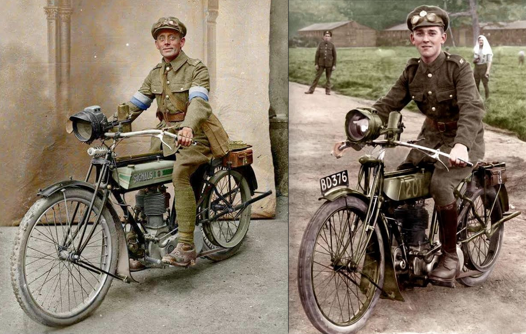 WW1 COLOURISED DRs
