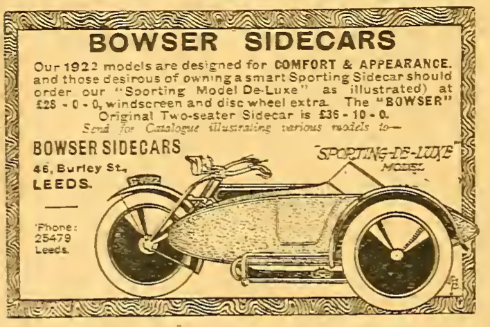 1922 BOWSER AD