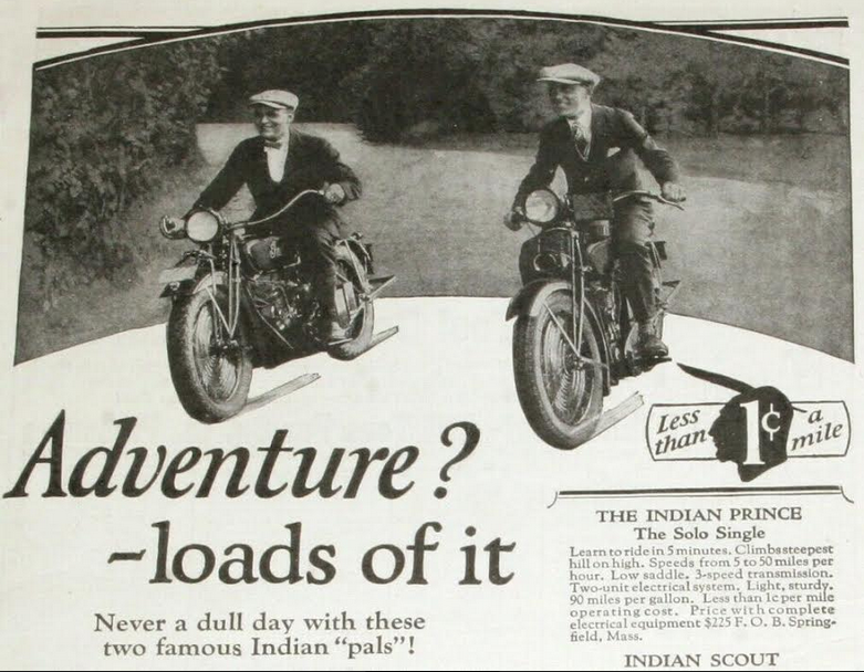 1927 2 INDIANS AD