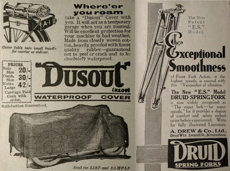 1927 COVER DRUIDS ADS