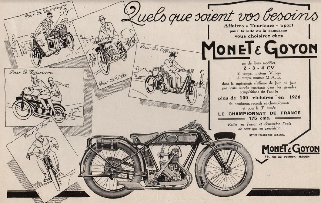 1927 MONET AD