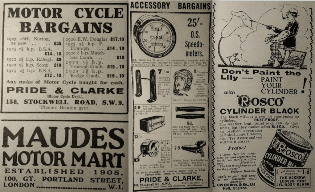 1927 P&C MAUDES ROSCO ADS