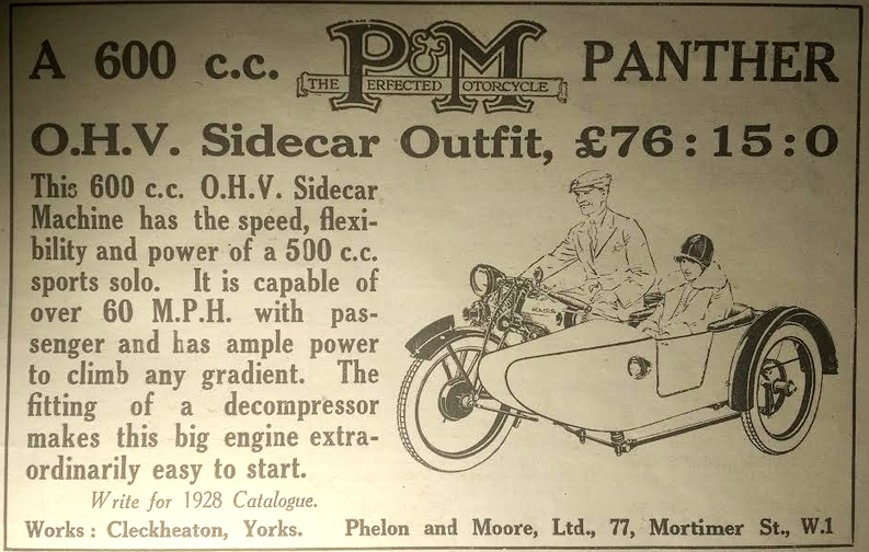 1927 P&M SCAR AD