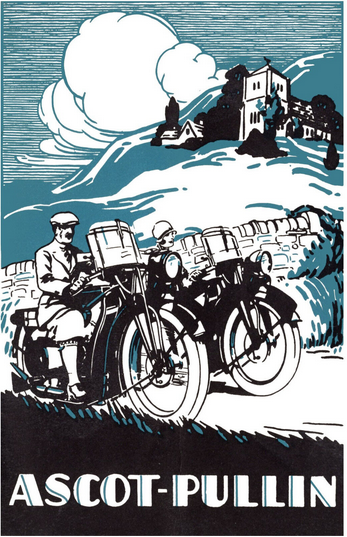 1928 ASCOT-PULLIN POSTER