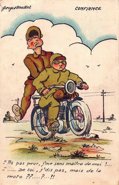 CARTOONS FRENCH WD CARD