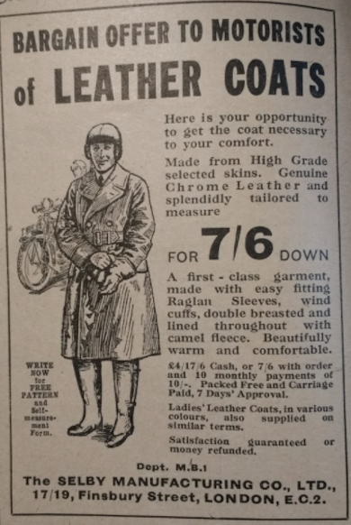 1929 COAT AD