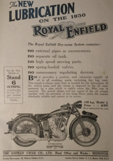 1929 ENFIELD AD