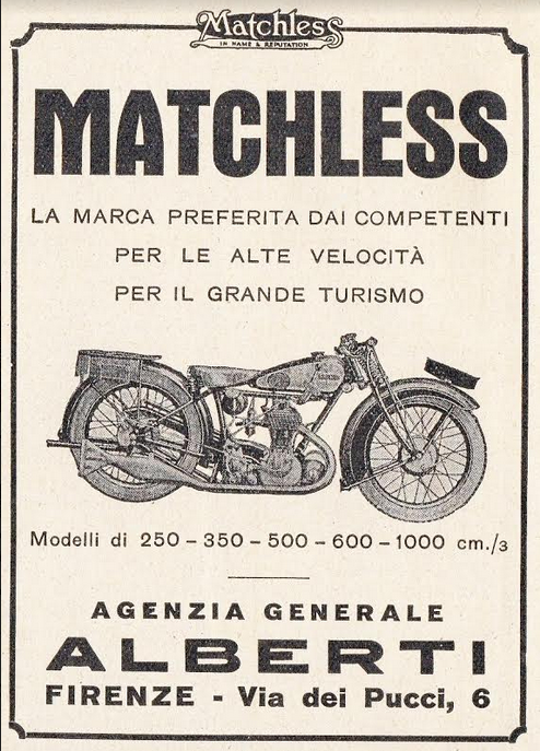1929 MATCHLESS AD