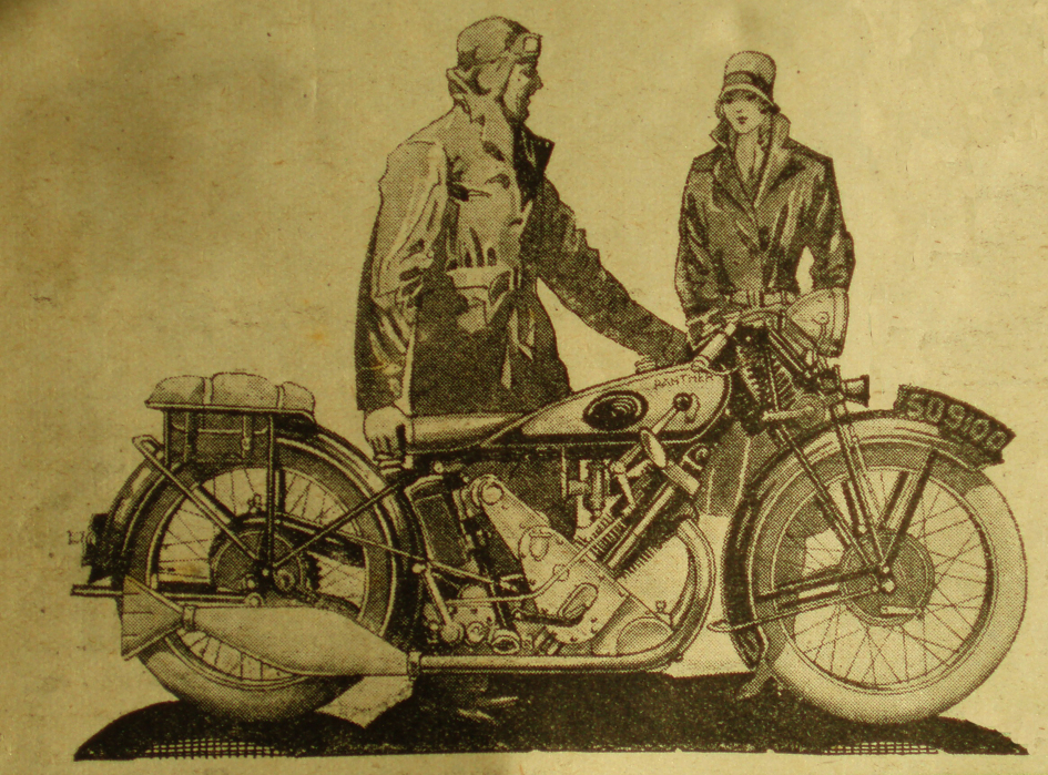 CARTOONS 1929 PANTHER TOTTY AD