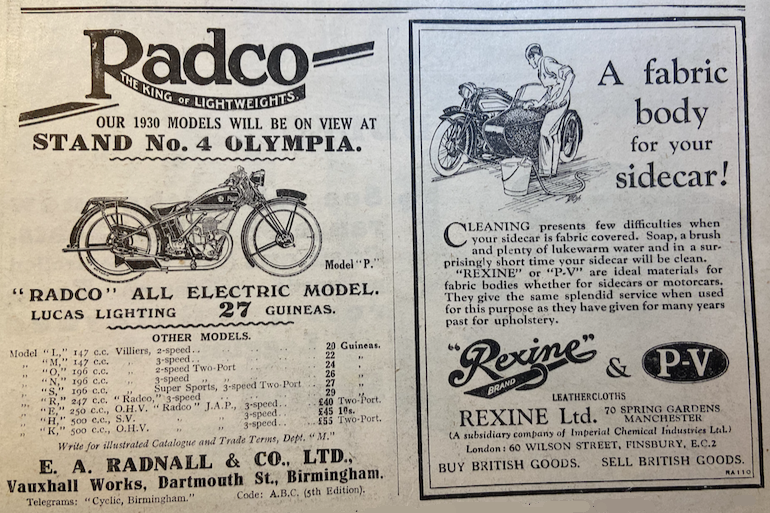 1929 RADCO AD