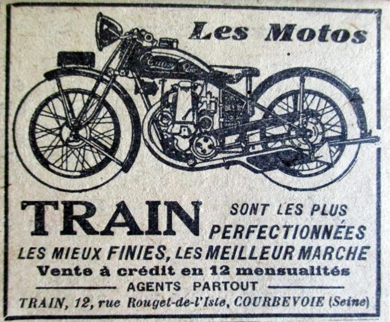 1929 TRAIN AD